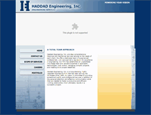 Tablet Screenshot of haddadeng.com